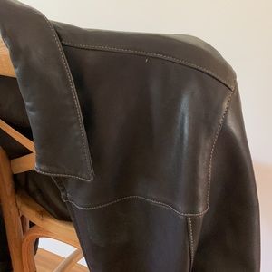 Vintage ‘05 Marc New York Black Men’s Weighted Leather Jacket L